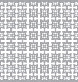 a pattern with stylized crosses and flowers vector image vector image