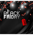 black friday banner design vector image vector image