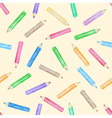 colored pencils vector image