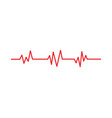 health medical heartbeat pulse vector image vector image