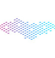 geometric abstract background with hexagons vector image