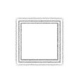 dotted white square frame vector image vector image