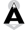 letter a logo vector image