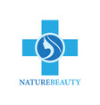 nature beauty logo vector image