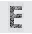 letter e vector image vector image