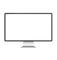 realistic computer monitor display mockk up vector image