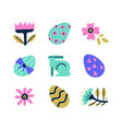 happy easter concept modern vector image