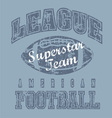 league american football vector image vector image