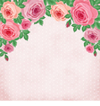 vintage roses vector image
