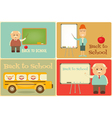 back to school vector image vector image