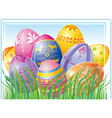 easter greeting card vector image vector image