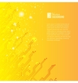 abstract orange lights vector image