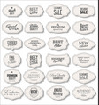 vintage frame sale and high quality collection vector image vector image