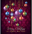 2015 new year and happy christmas background vector image vector image