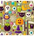 halloween seamless background vector image vector image