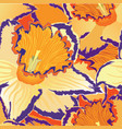 floral seamless pattern flower background vector image vector image