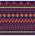 blue mexican pattern vector image vector image