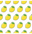 seamless cherry pattern vector image vector image