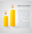 web infographic template vector image vector image