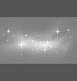 white glitter dust vector image vector image