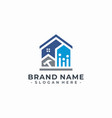 family home renovation logo vector image