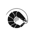 shrimp vector image