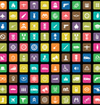 100 war icons vector image vector image