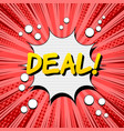 comic explosive dynamic concept vector image vector image