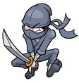 ninja vector image vector image