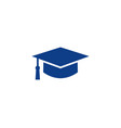 education symbol cap icon vector image