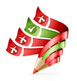 pencil vector image vector image