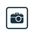 photo camera icon rounded squares button vector image