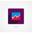 graph icon vector image vector image