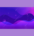modern wavy gradient geometric background vector image vector image