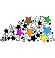 star icon on white background vector image