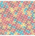 tech colorful rounded meta balls seamless pattern vector image vector image