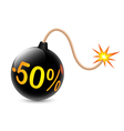 bomb vector image vector image