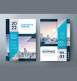 brochure flyer book cover templates vector image vector image