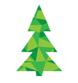 diamond tree green vector image