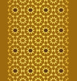 gold shiny moroccan motif tile pattern vector image vector image