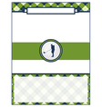 golf flyer vector image vector image