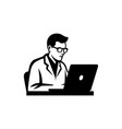 telemedicine icon vector image vector image