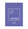 pantone very peri trending color vector image vector image