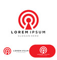 wifi logo template icons app vector image