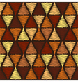 brown triangles vector image