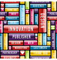 design innovation concept pattern vector image vector image