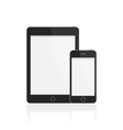 realistic smart phone and tablet vector image