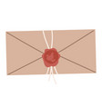 envelope postcard or letter isolated card vector image