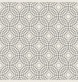 seamless circle linear pattern geometric weave vector image vector image