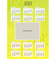 2013 calendar vector image